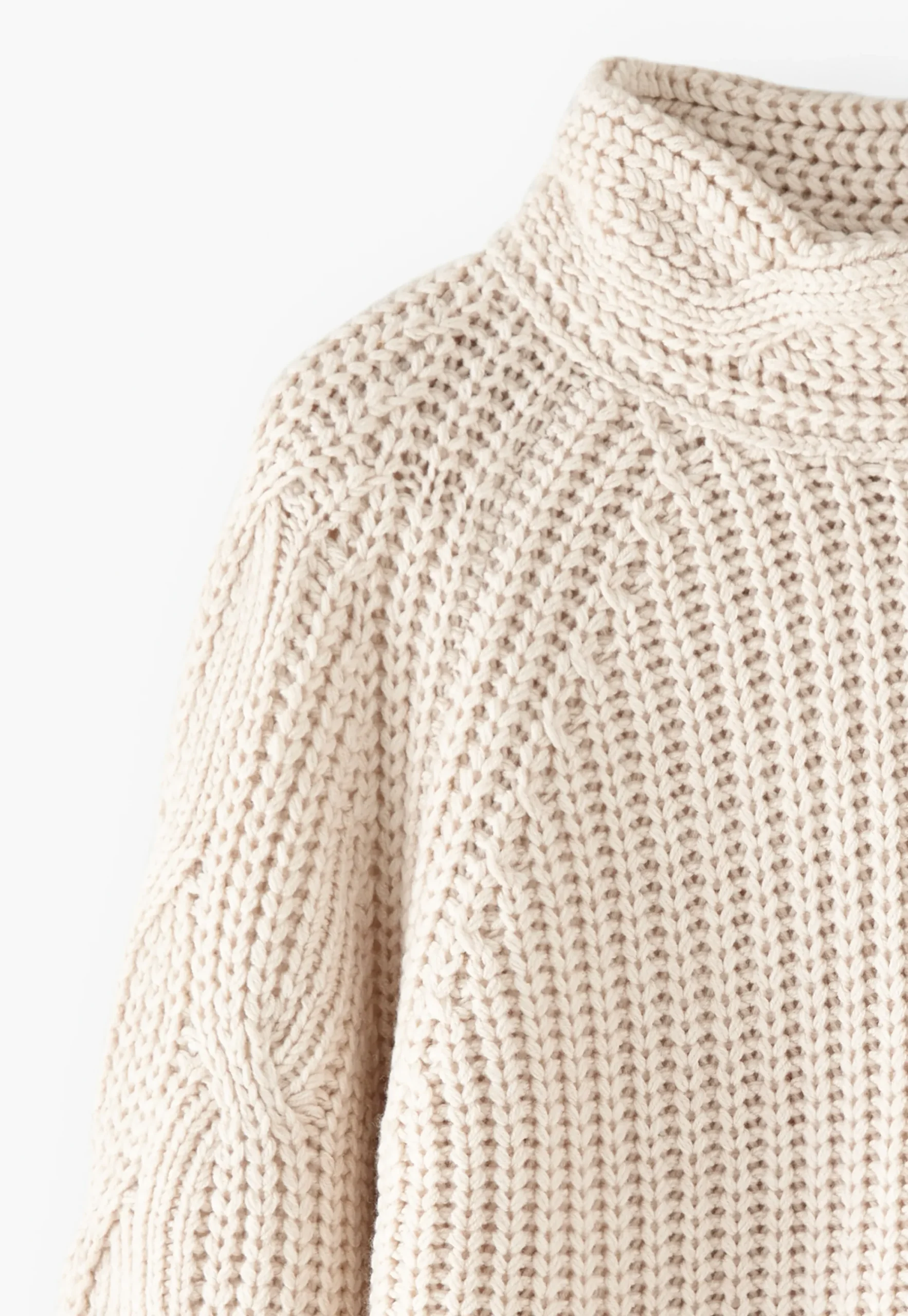 Cable-Knit Sweater*Wrap London Fashion
