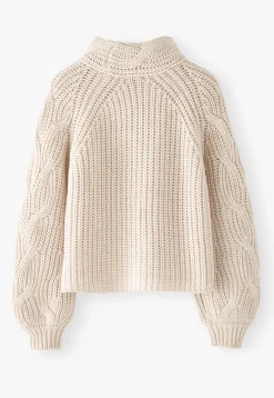 Cable-Knit Sweater*Wrap London Fashion