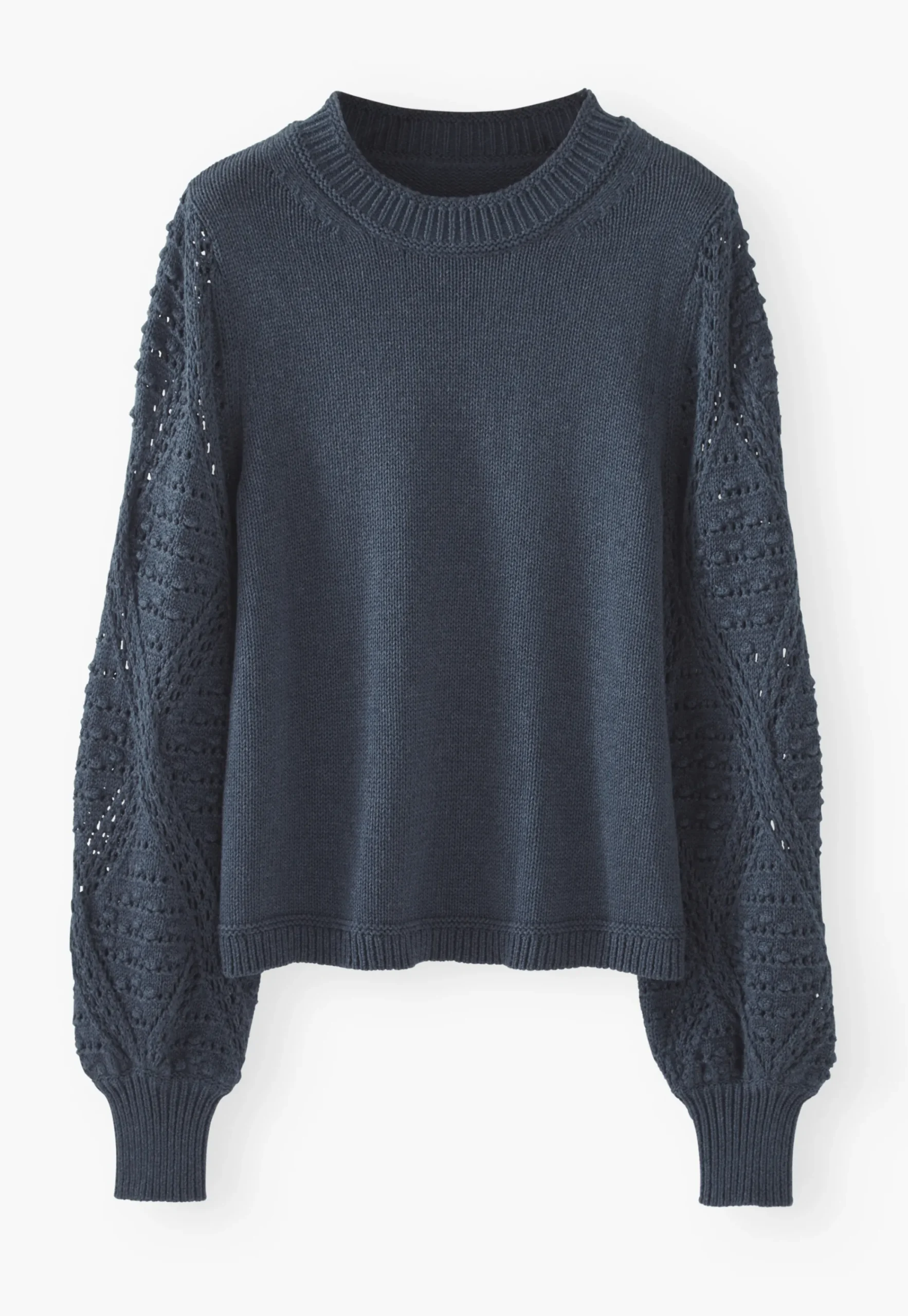 Crochet-Stitch Sweater*Wrap London Clearance