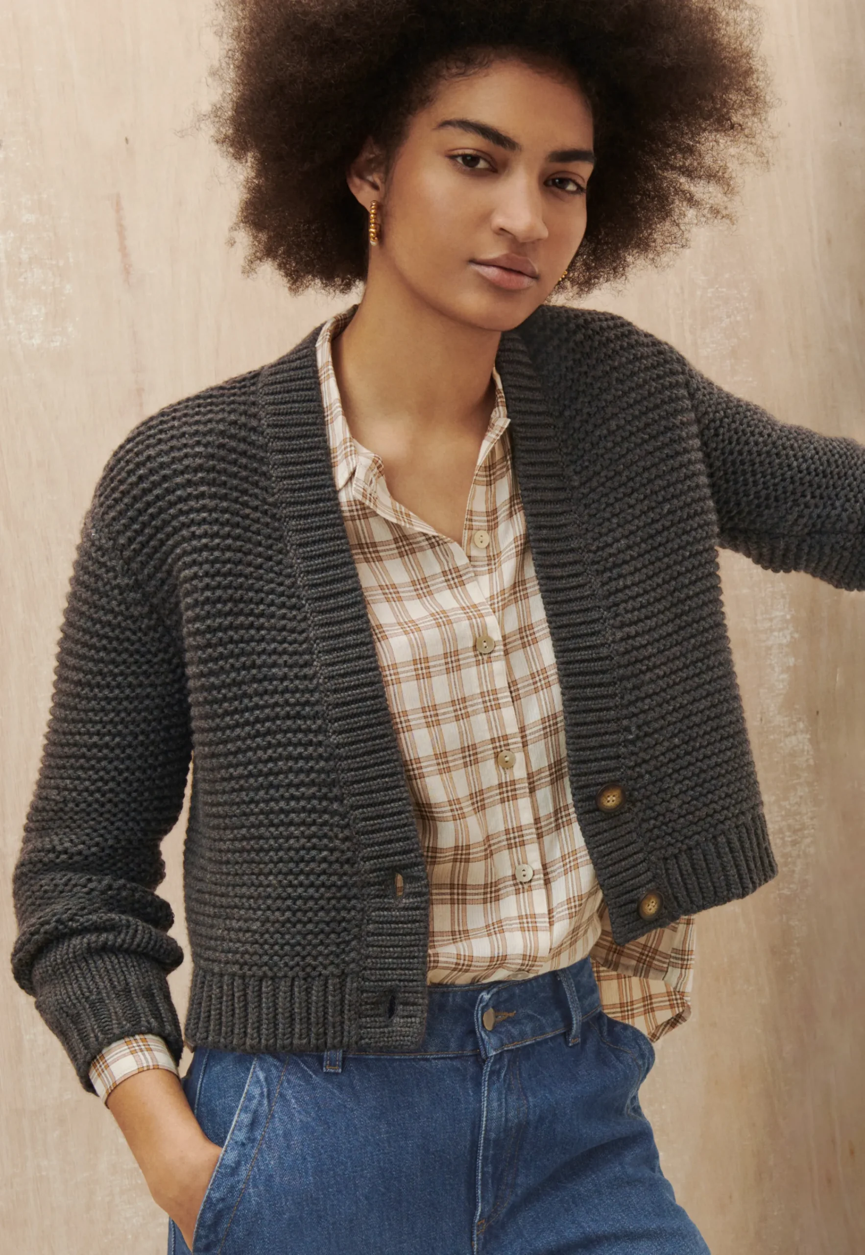 Cropped Cardigan*Wrap London Cheap