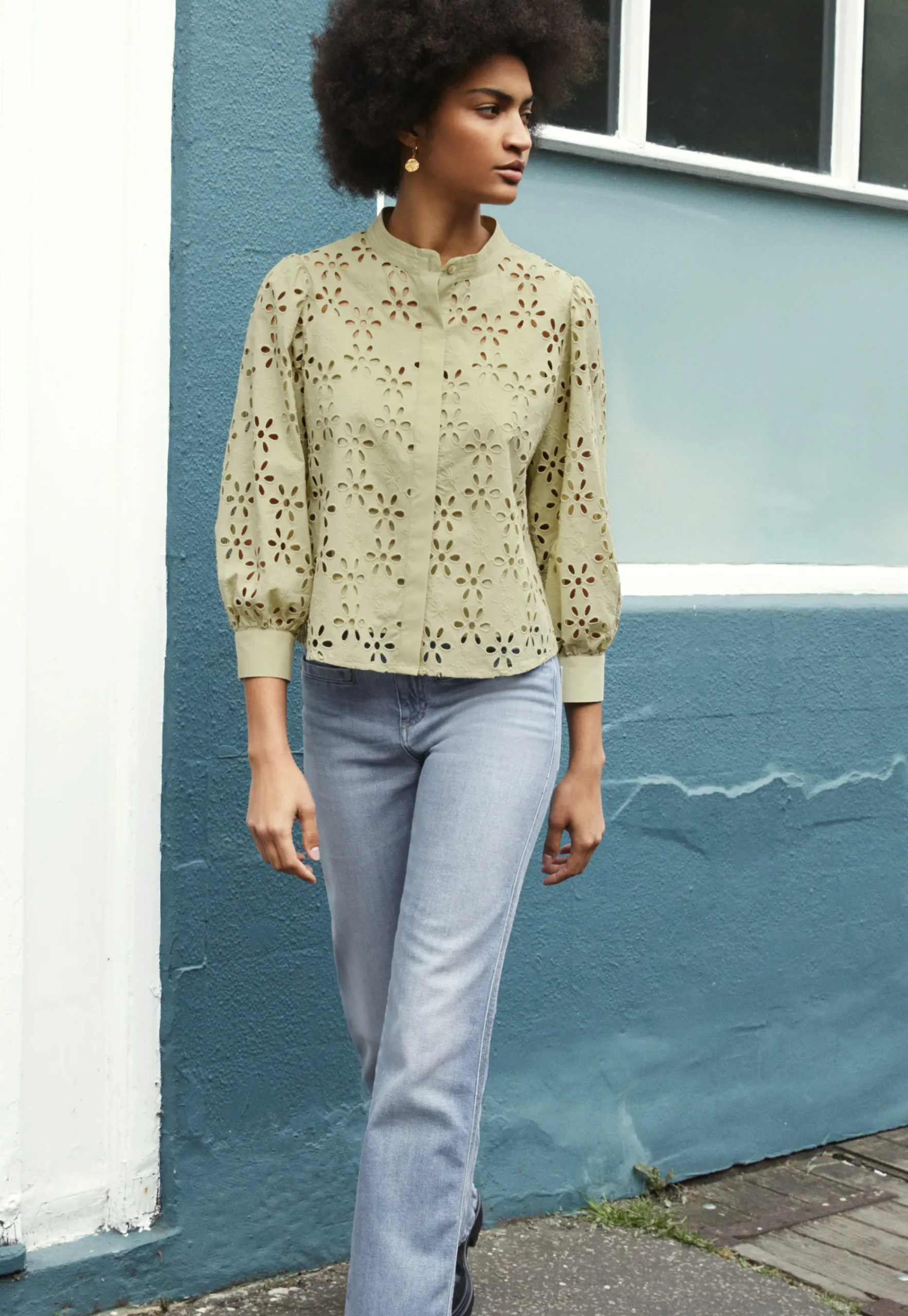 Cutwork Blouse*Wrap London Sale