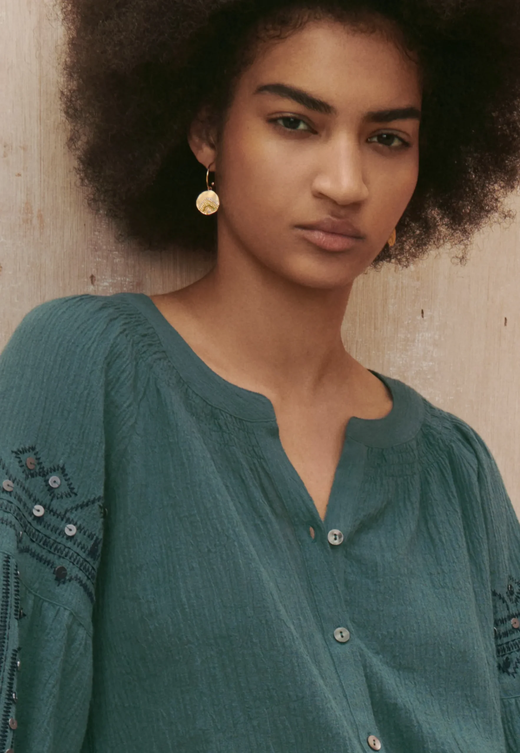 Embroidered Blouse*Wrap London Sale