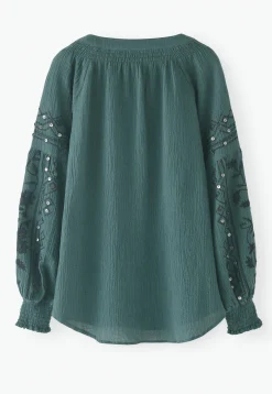 Embroidered Blouse*Wrap London Sale