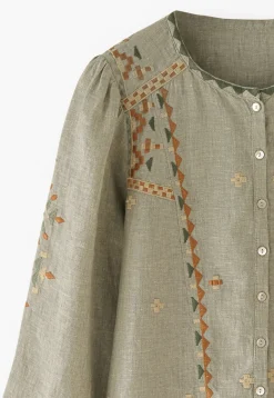 Embroidered Blouse*Wrap London Clearance