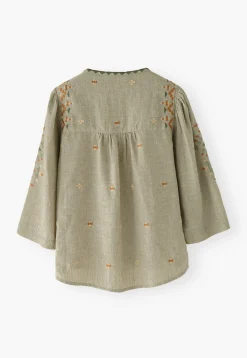 Embroidered Blouse*Wrap London Clearance