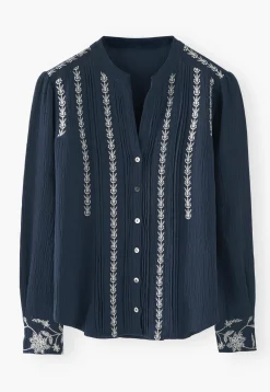 Embroidered Blouse*Wrap London Hot