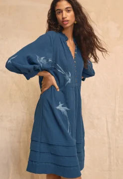 Embroidered Dress*Wrap London Best Sale