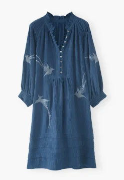 Embroidered Dress*Wrap London Best Sale