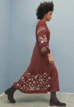 Embroidered Maxi-Dress*Wrap London Cheap
