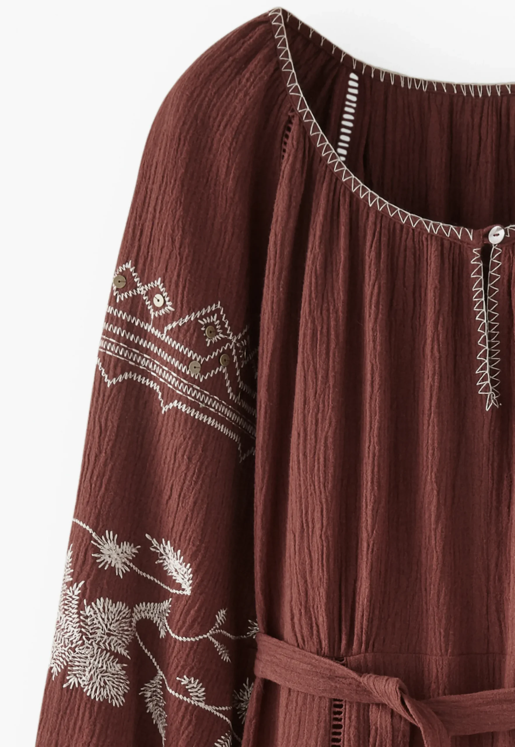Embroidered Maxi-Dress*Wrap London Cheap