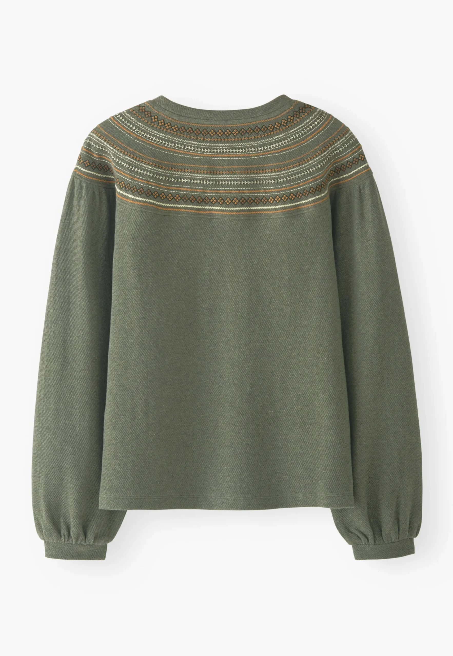 Embroidered Sweatshirt*Wrap London Discount