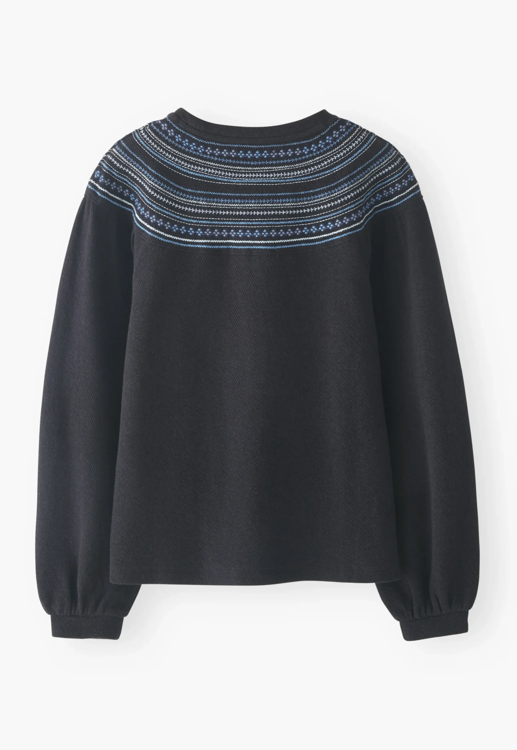 Embroidered Sweatshirt*Wrap London Discount