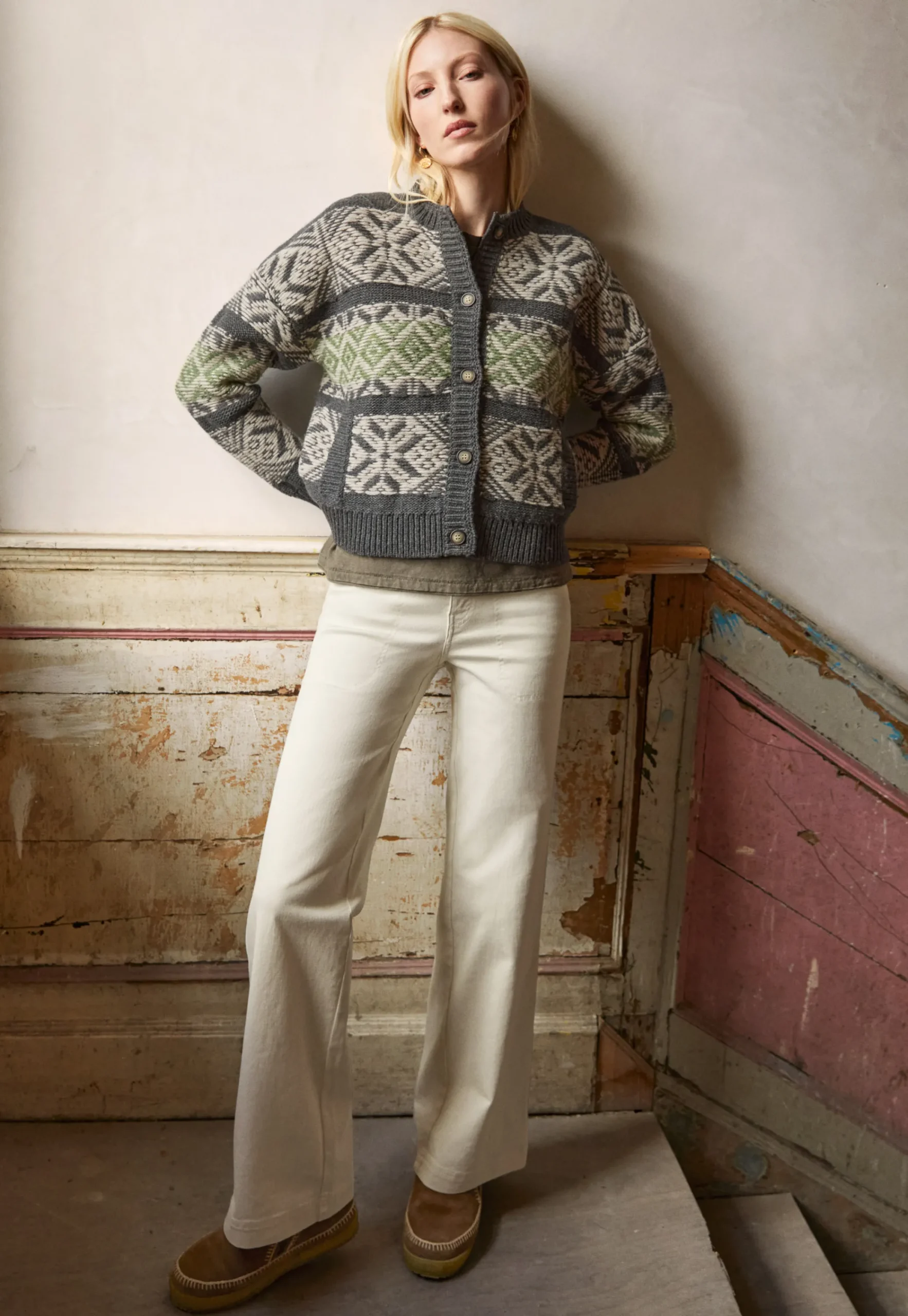 Fair Isle Cardigan*Wrap London Flash Sale