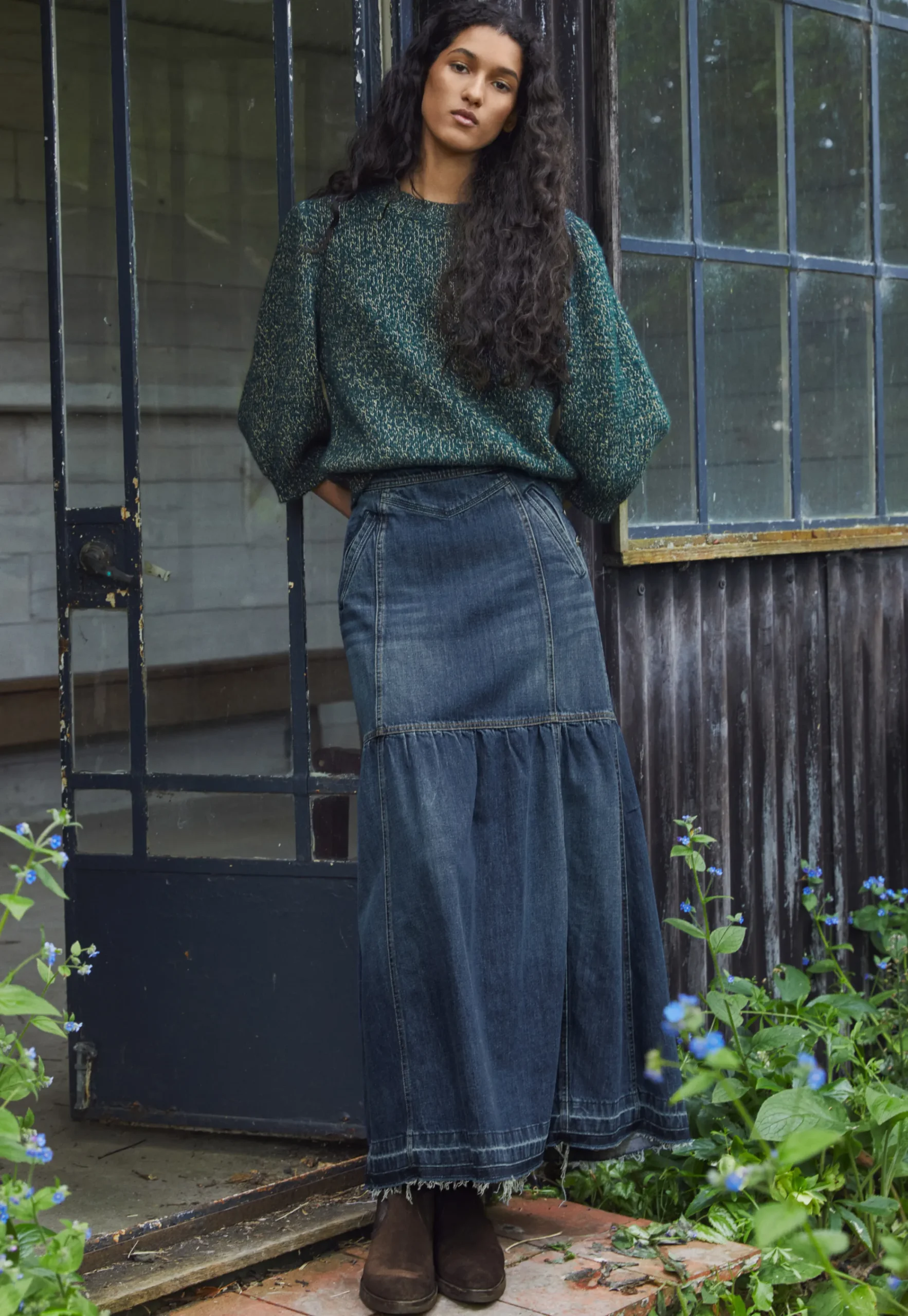 Flecked Sweater*Wrap London Cheap