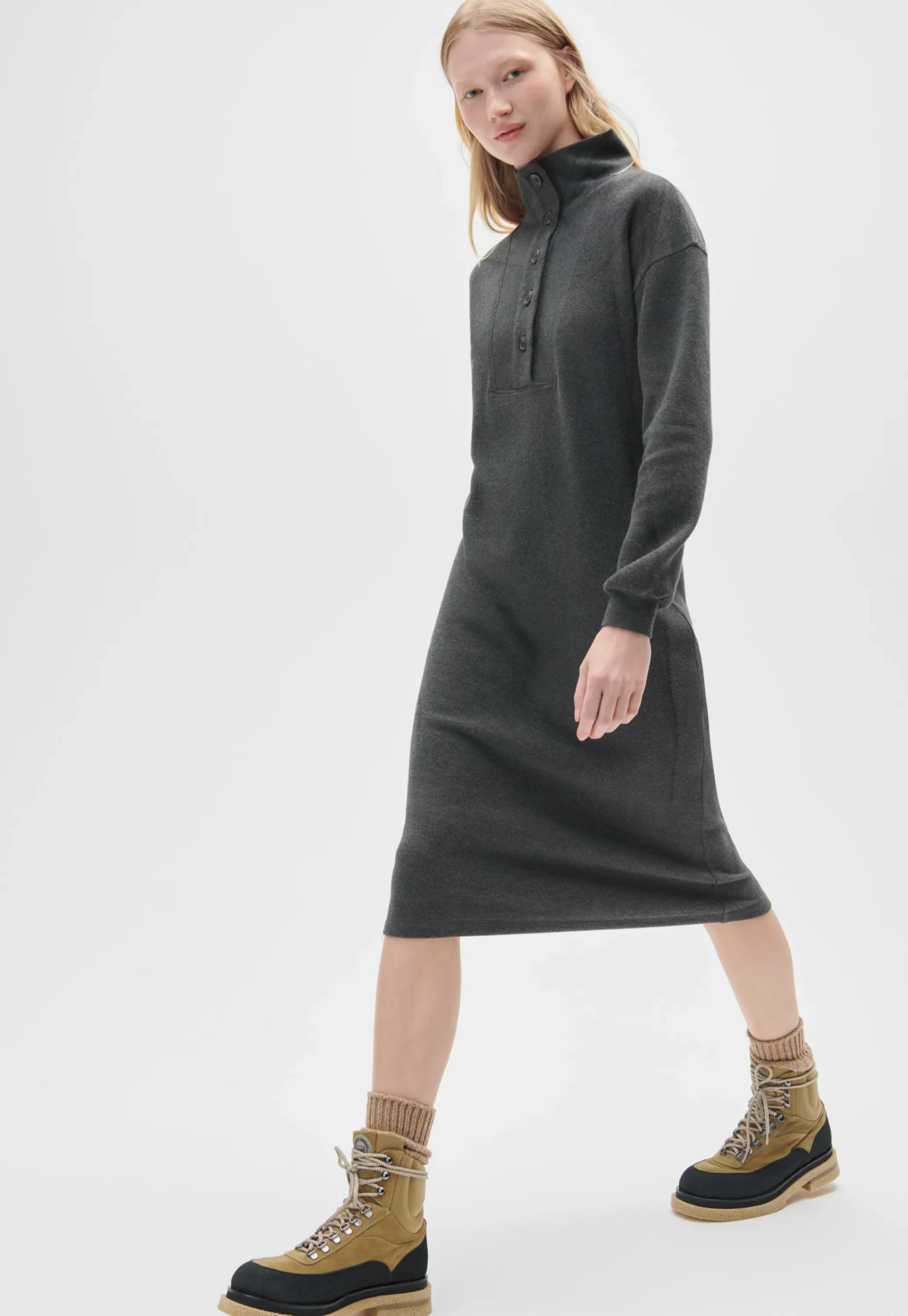 Funnel-Neck Dress*Wrap London Shop