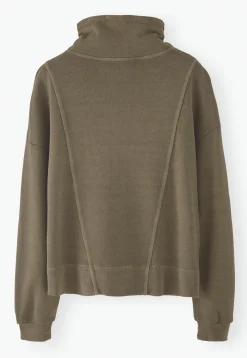 Funnel-Neck Sweatshirt*Wrap London Clearance