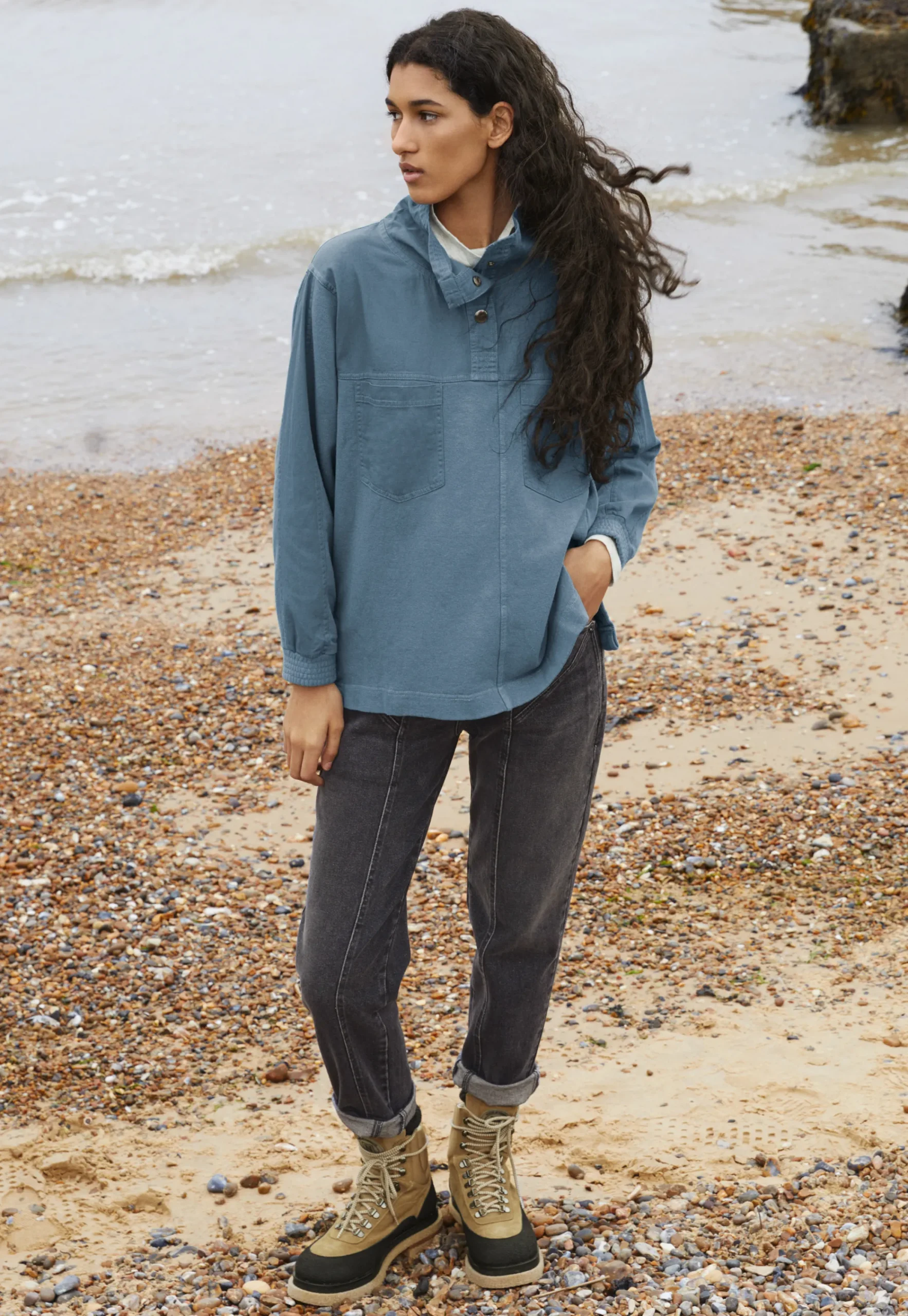 Funnel-Neck Top*Wrap London Best