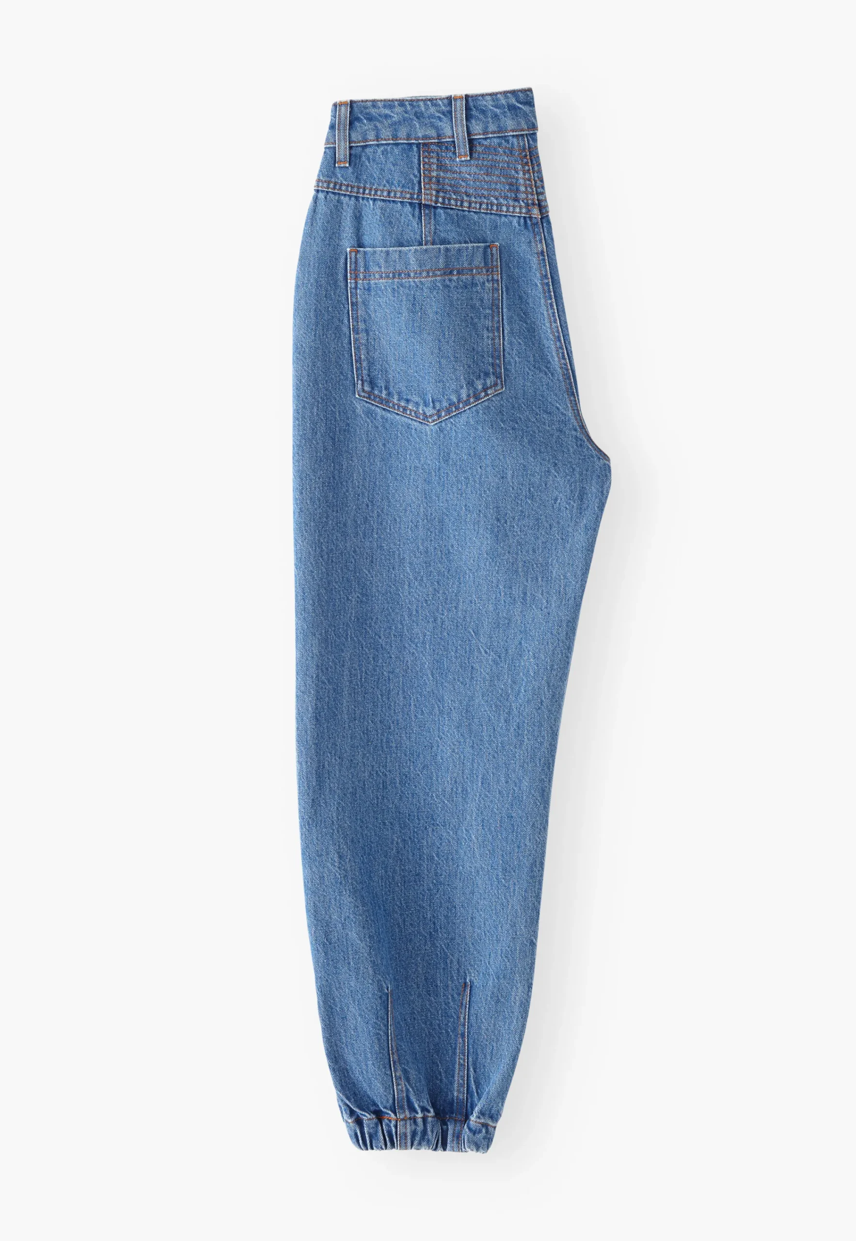 Gathered-Cuff Jeans*Wrap London Shop