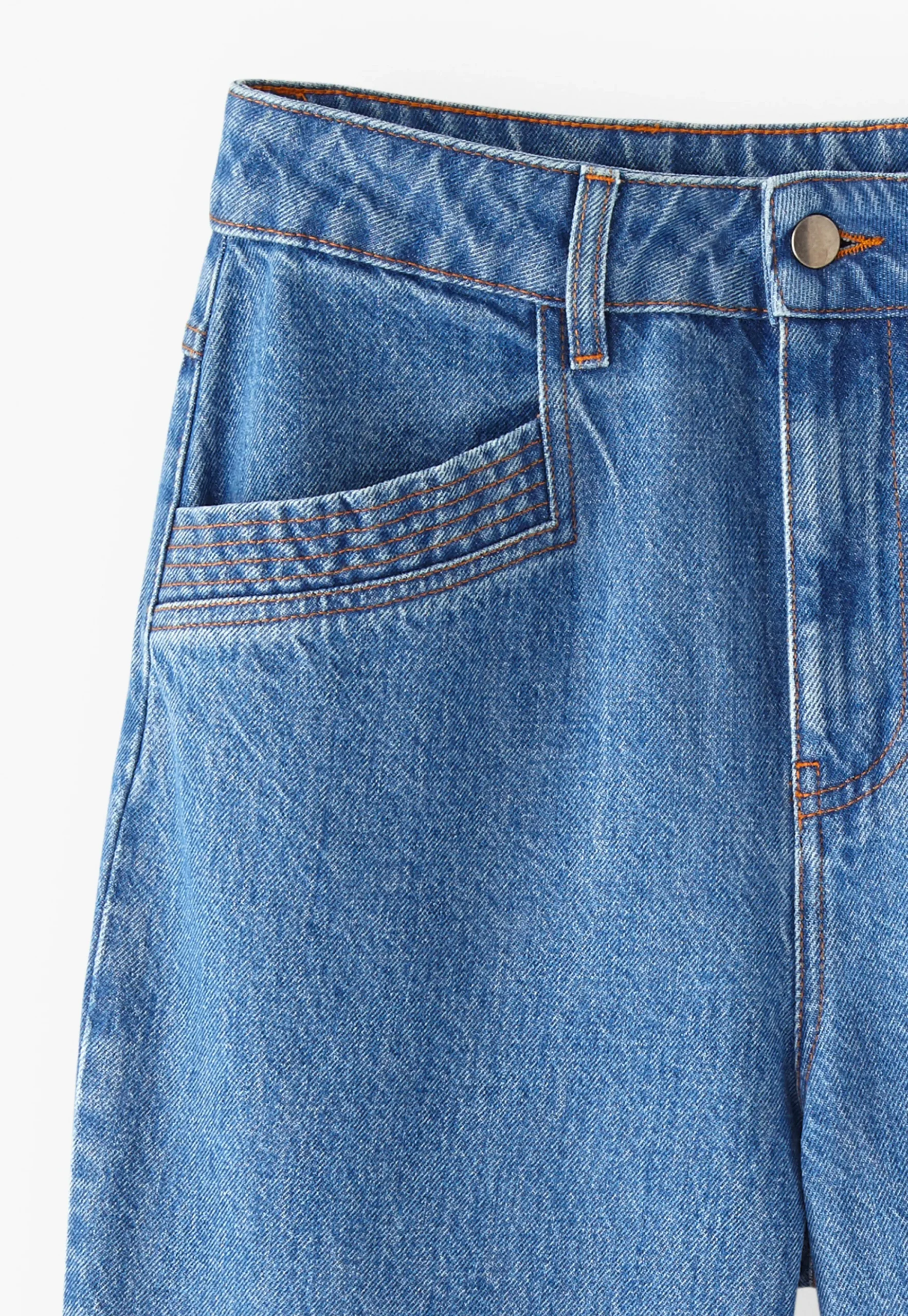 Gathered-Cuff Jeans*Wrap London Shop