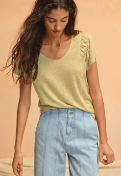 Gathered-Sleeve Top*Wrap London Best