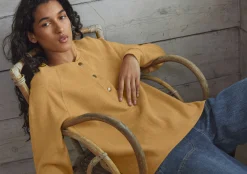 Half-Placket Sweatshirt*Wrap London Best Sale