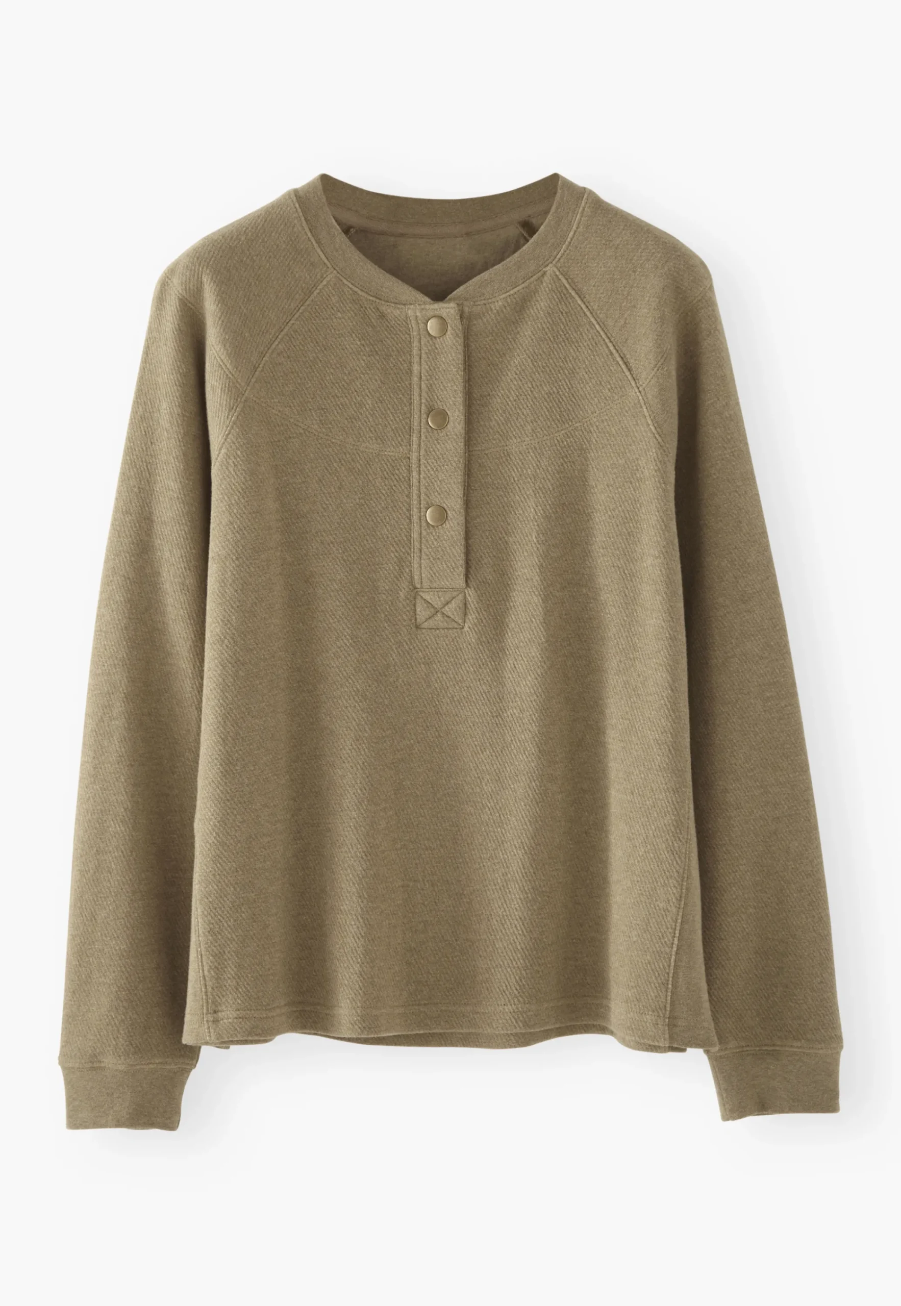 Half-Placket Sweatshirt*Wrap London Hot
