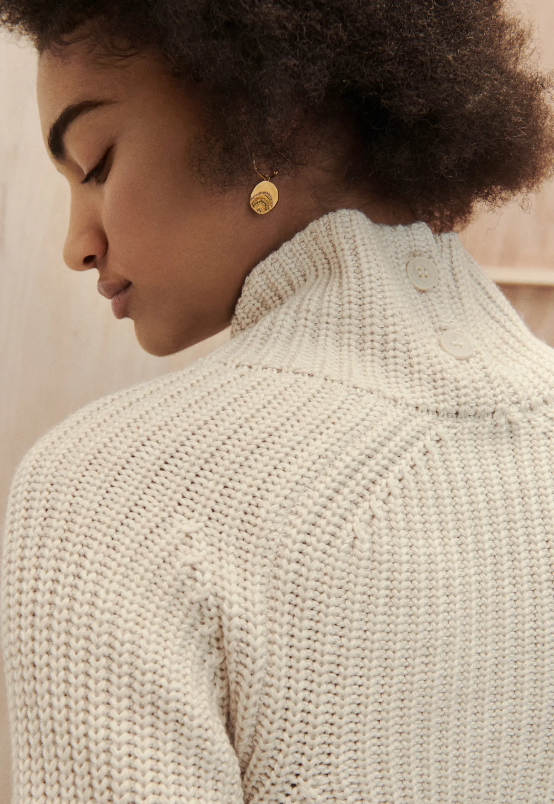 High-Neck Sweater*Wrap London Online