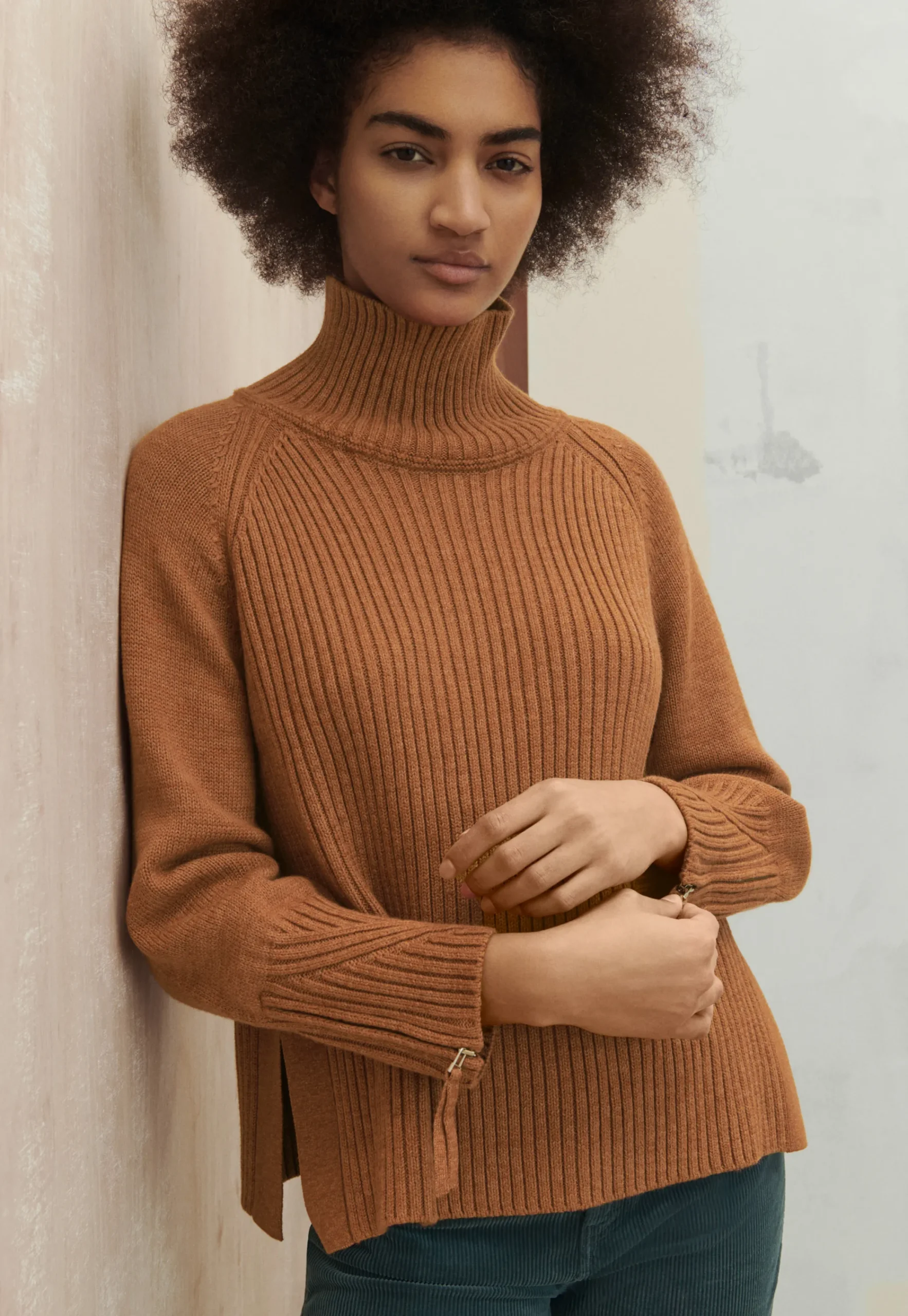 High-Neck Sweater*Wrap London Online