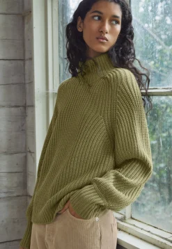 High-Neck Sweater*Wrap London Sale