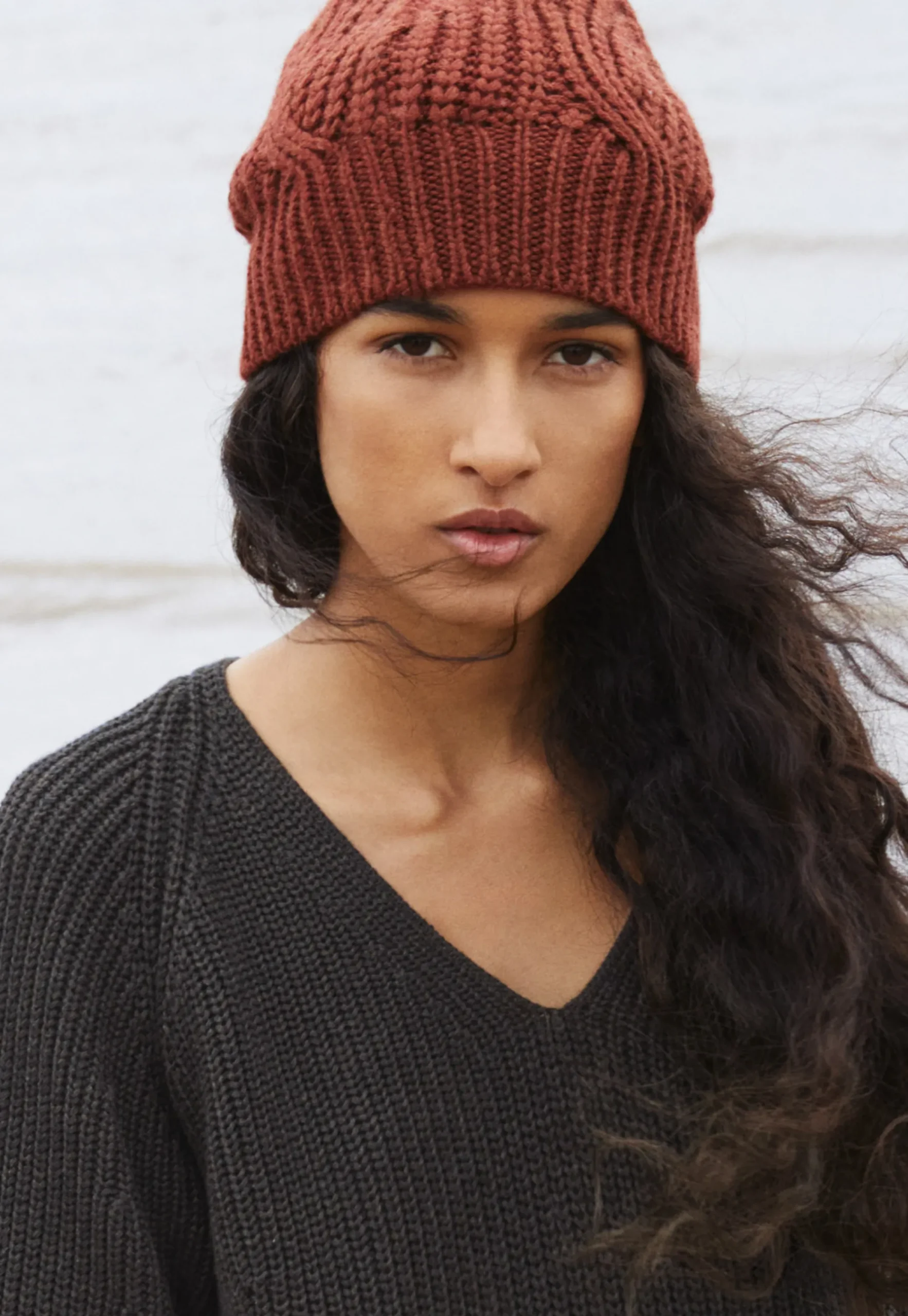 Knitted Hat*Wrap London Outlet