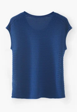 Knitted Mesh-Stitch Top*Wrap London Best Sale