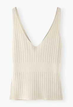 Knitted-Rib Vest*Wrap London Cheap