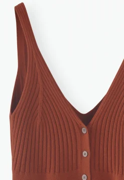 Knitted-Rib Vest*Wrap London Best