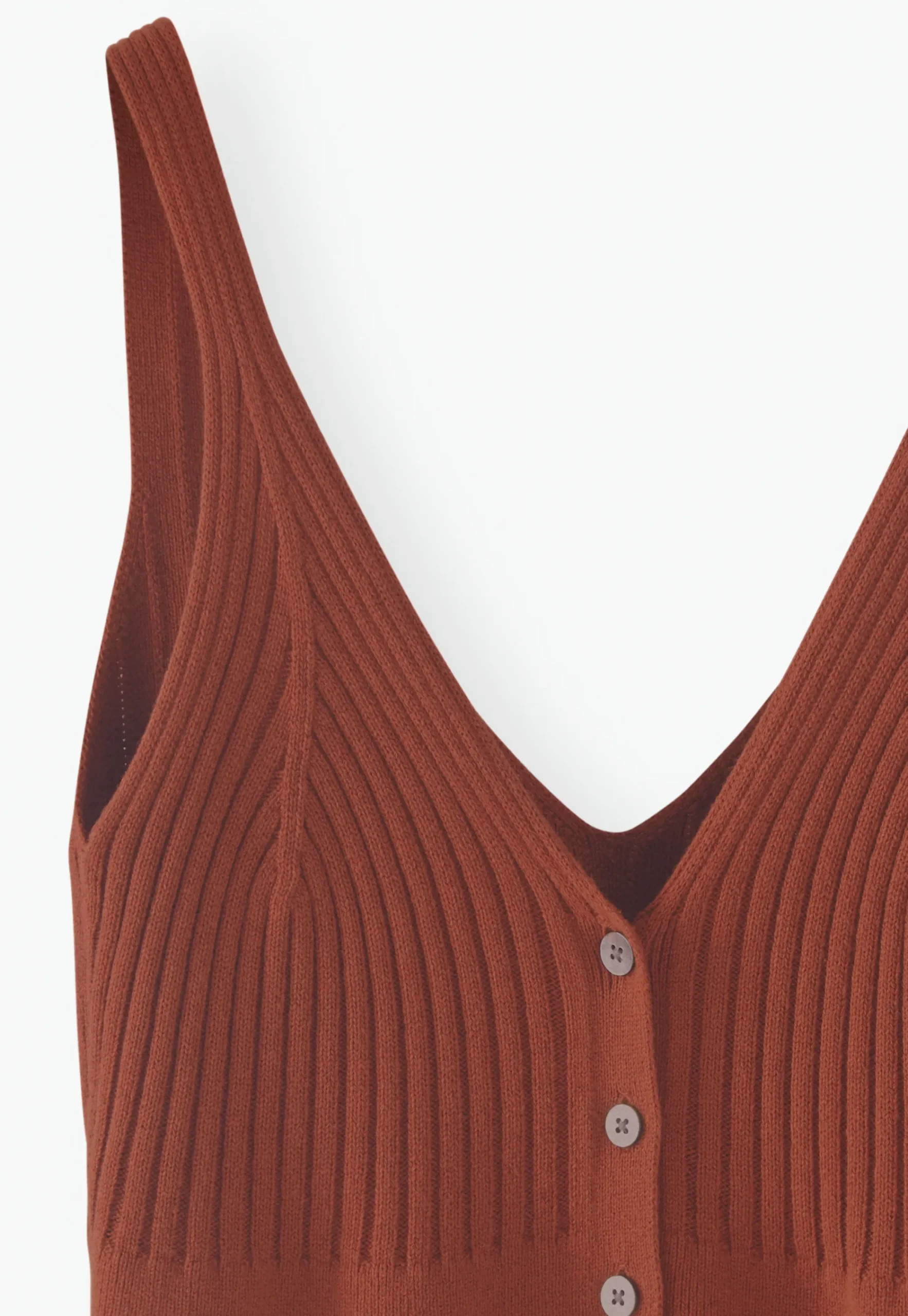 Knitted-Rib Vest*Wrap London Best