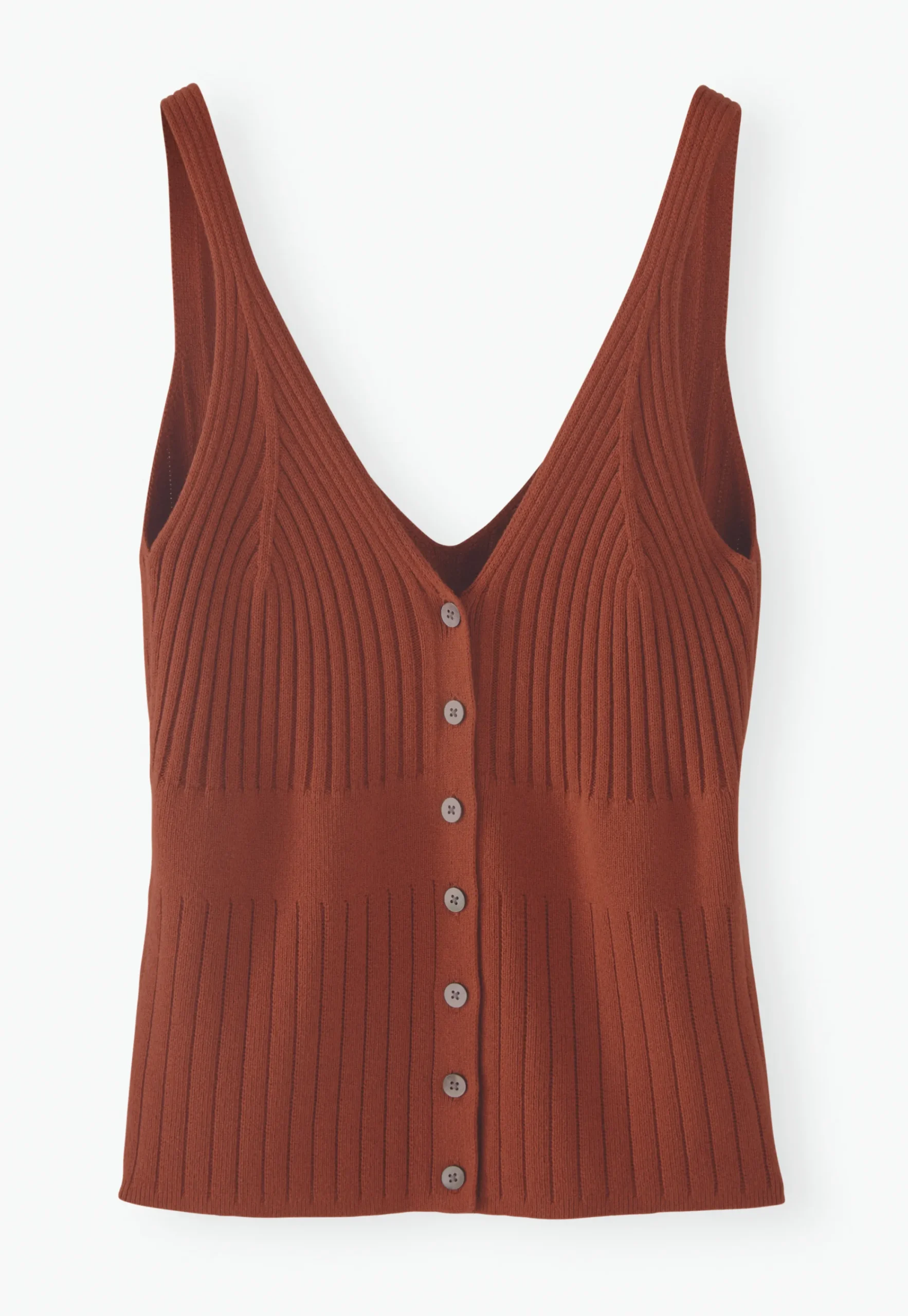 Knitted-Rib Vest*Wrap London Best