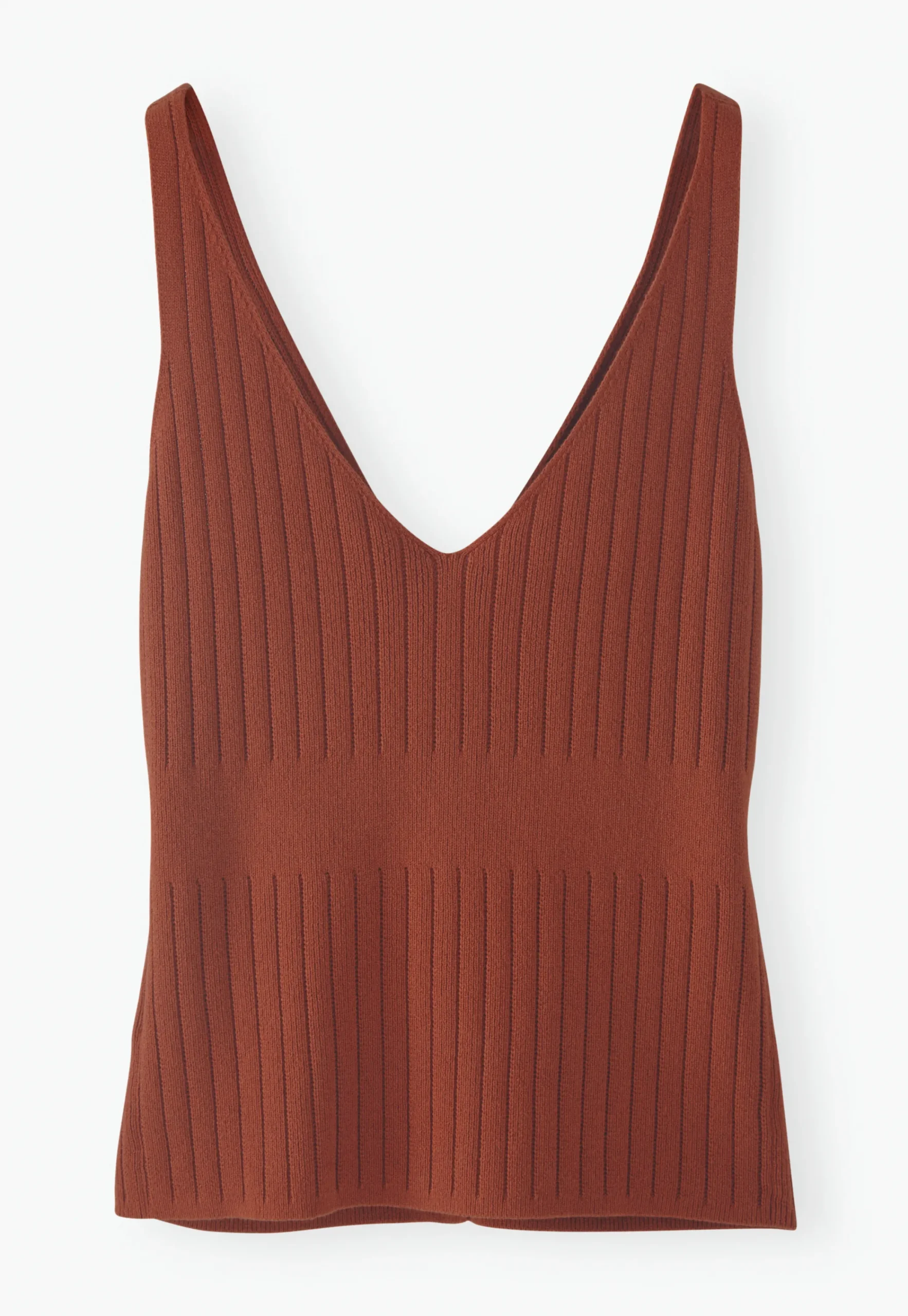 Knitted-Rib Vest*Wrap London Best
