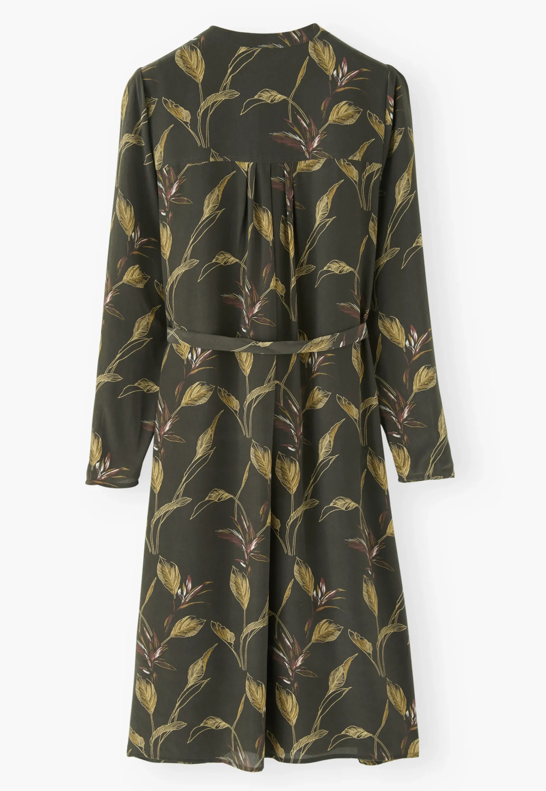 Leaf-Print Dress*Wrap London Store