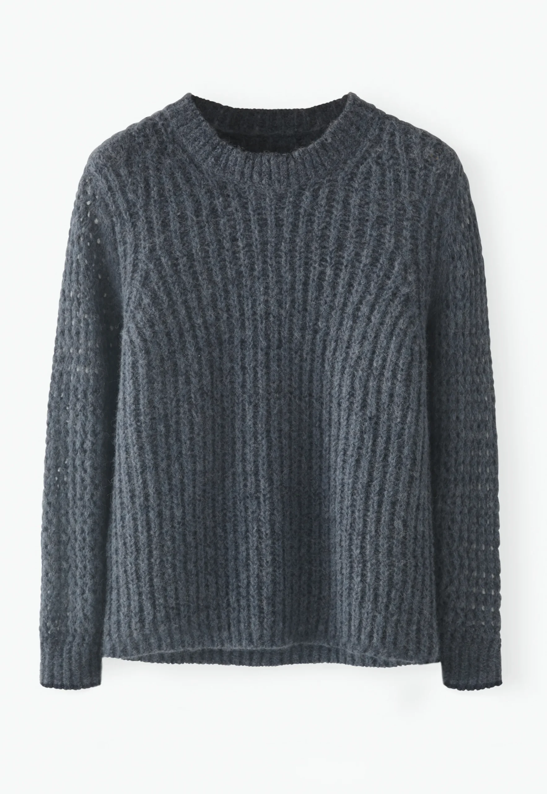 Mesh-Sleeve Sweater*Wrap London Shop