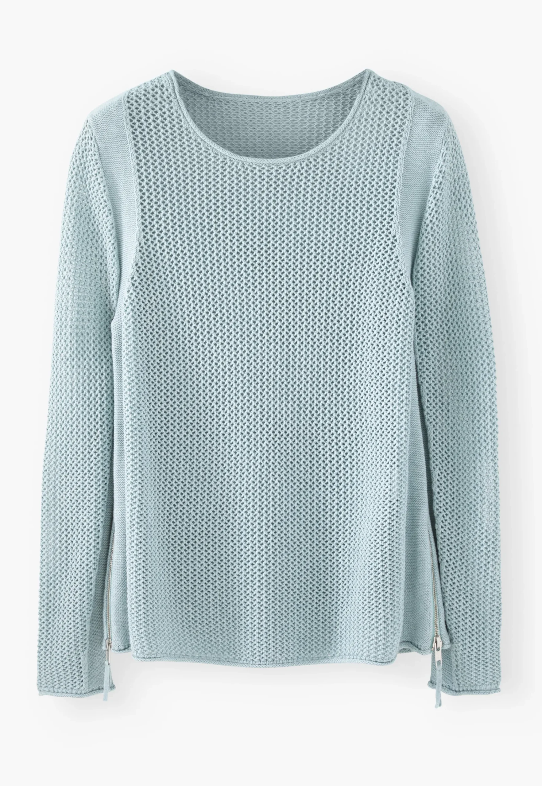 Mesh-Stitch Sweater*Wrap London Discount
