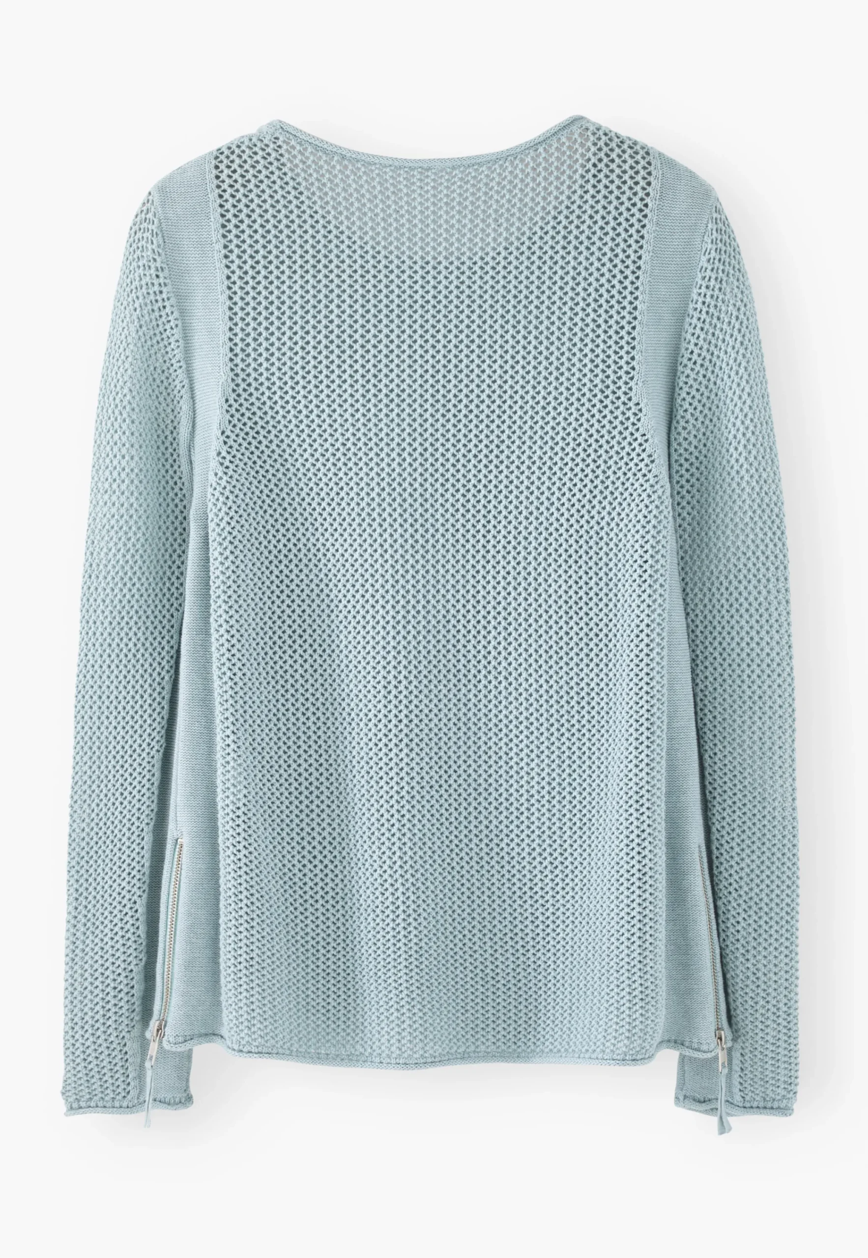 Mesh-Stitch Sweater*Wrap London Discount