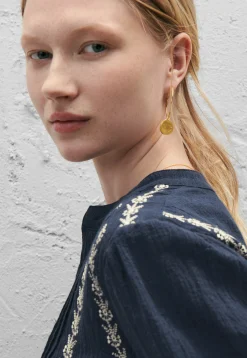 Moons-And-Stars Pendant Hoop Earrings*Wrap London Shop