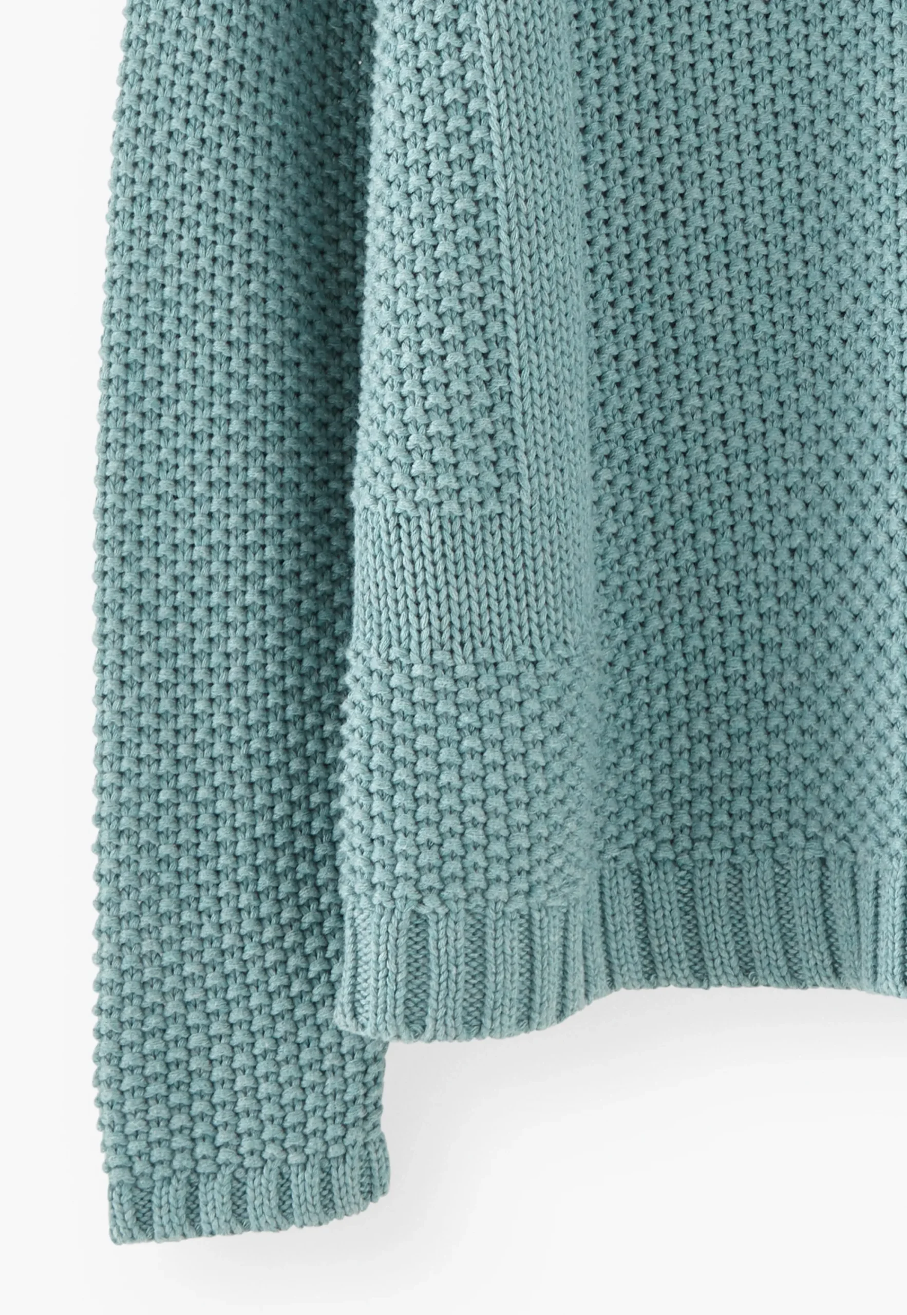 Moss-Stitch Sweater*Wrap London Discount