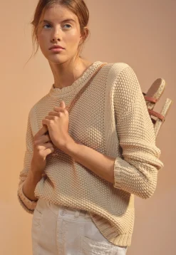 Moss-Stitch Sweater*Wrap London Store