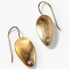 Oval Drop Earrings*Wrap London Outlet