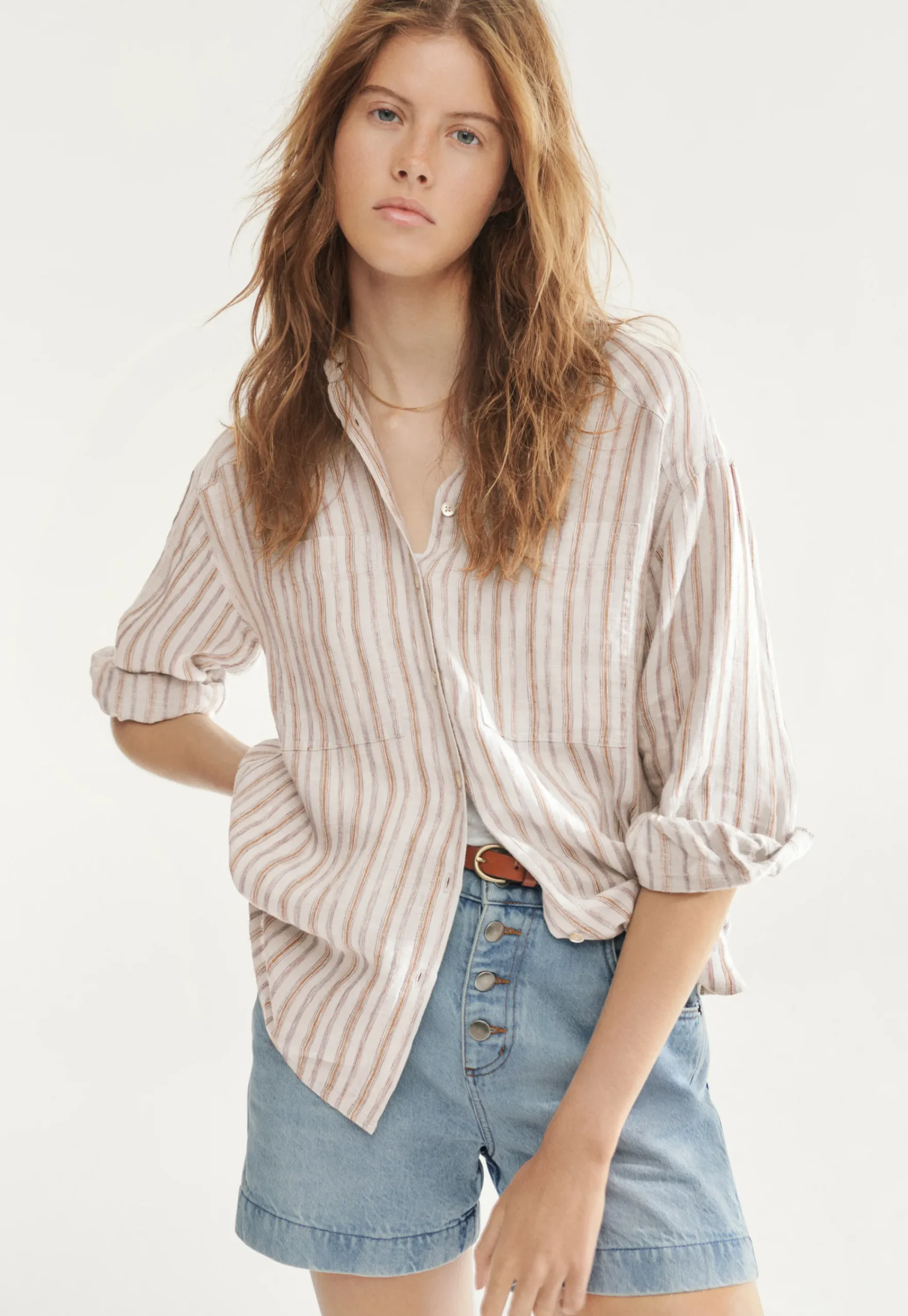 Oversized Striped Shirt*Wrap London Sale