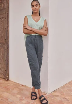 Patch-Pocket Trousers*Wrap London Clearance