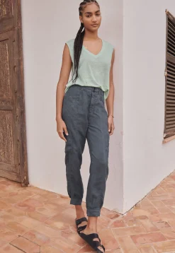 Patch-Pocket Trousers*Wrap London Clearance