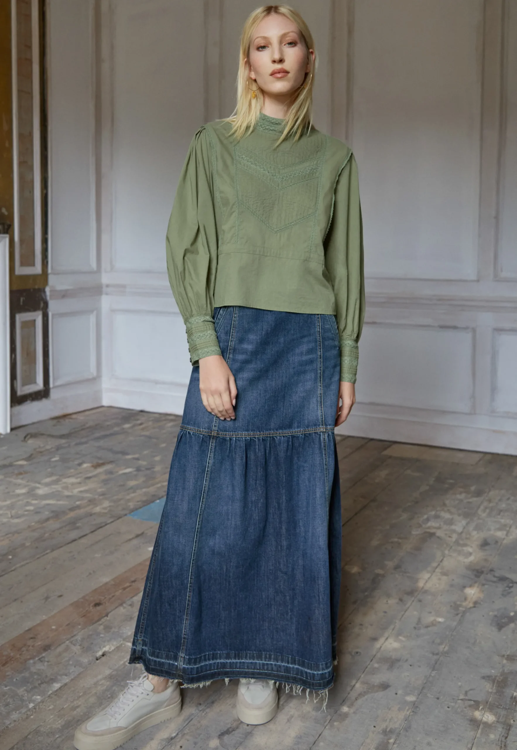 Pintuck Blouse*Wrap London Outlet