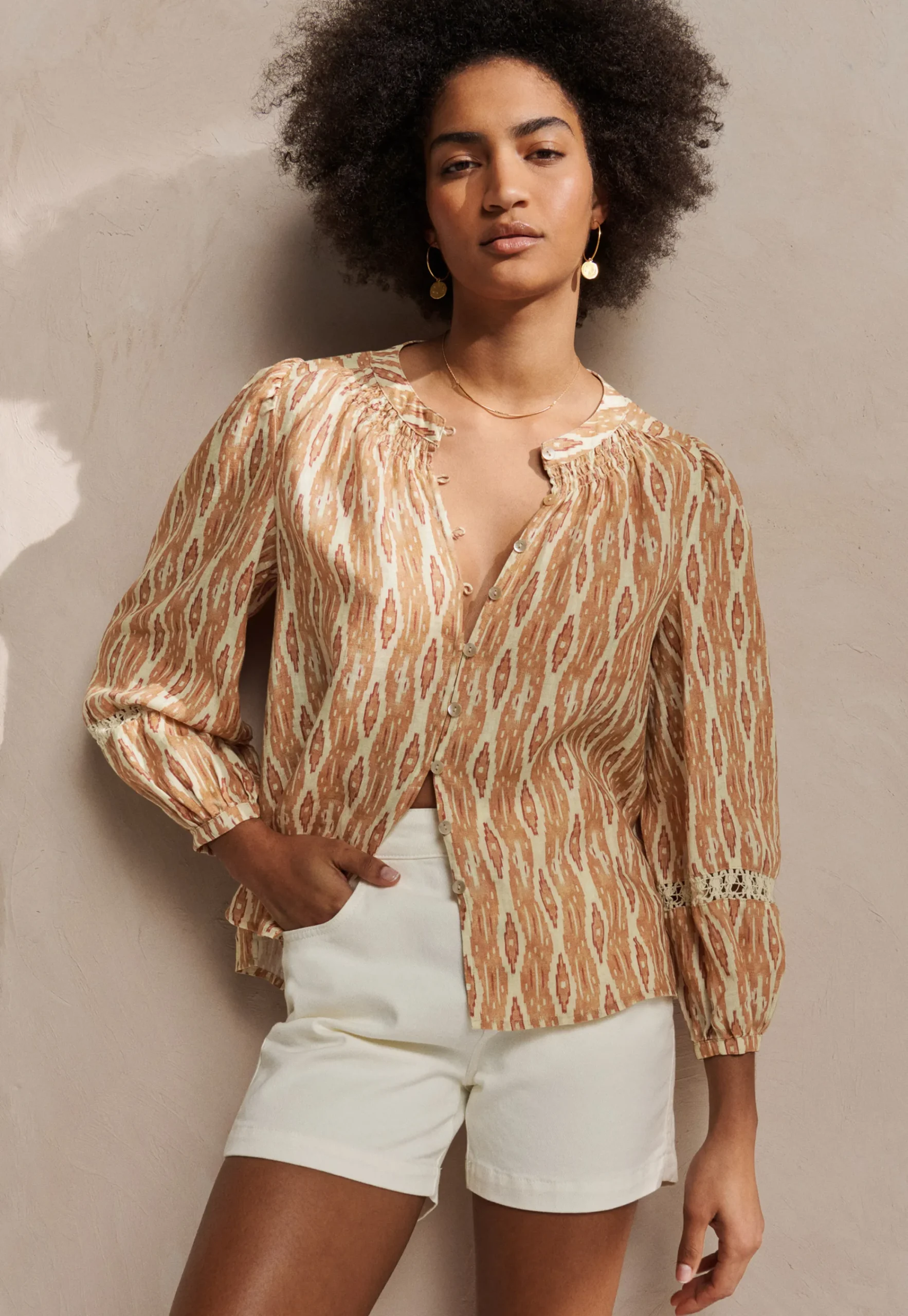 Printed Blouse*Wrap London Hot
