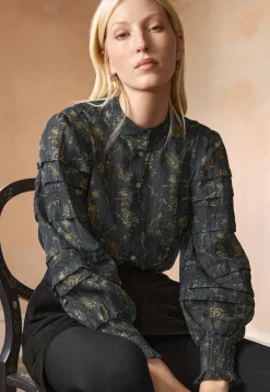Printed Blouse*Wrap London Fashion